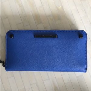 Blue Rebecca Minkoff Ziparound Wallet
